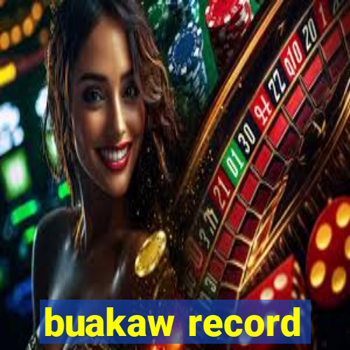 buakaw record